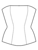 Pattern: Corset in a Simplified Technique, Pattern, Corset Academy