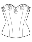 Pattern: Corset with Quilted Cups, Pattern, Corset Academy